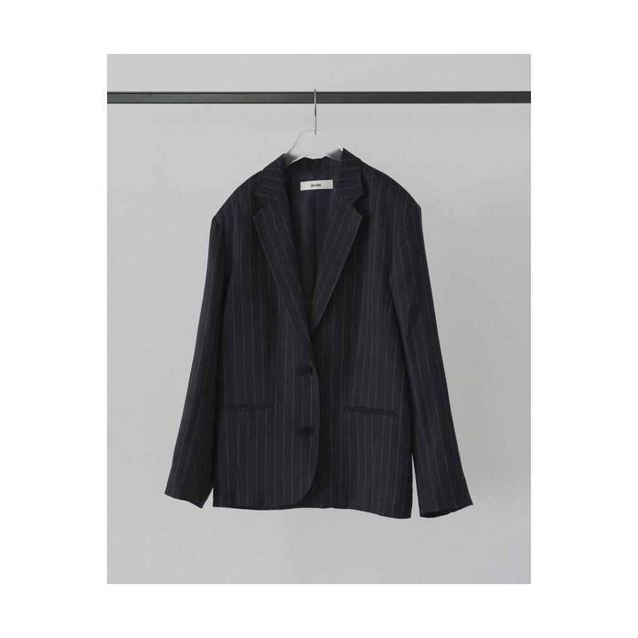 Over Linen Jacket - NAVY (62610104) anuke(アンヌーク) |  | 01