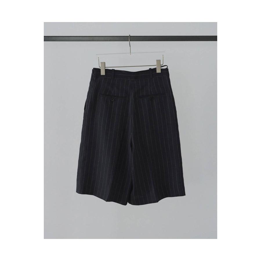 Linen Half Pants - NAVY (62610705) anuke(アンヌーク) |  | 02