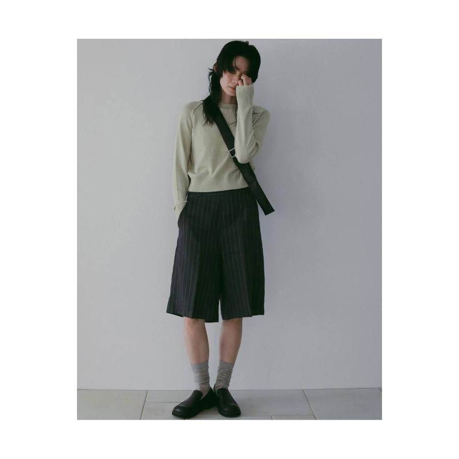 Linen Half Pants - NAVY (62610705) anuke(アンヌーク) |  | 06