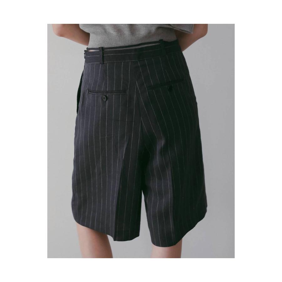 Linen Half Pants - NAVY (62610705) anuke(アンヌーク) |  | 08