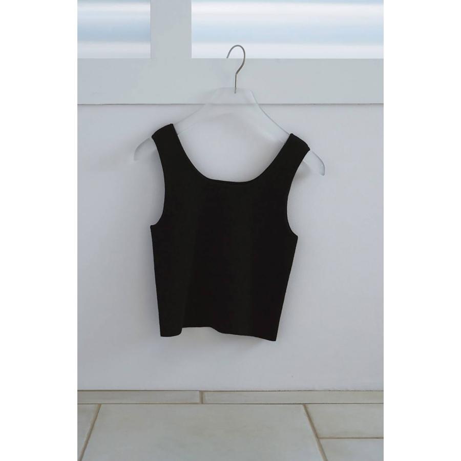 【SALE】Short Knit Tanktop - BLACK (62610524) anuke(アンヌーク) |  | 01