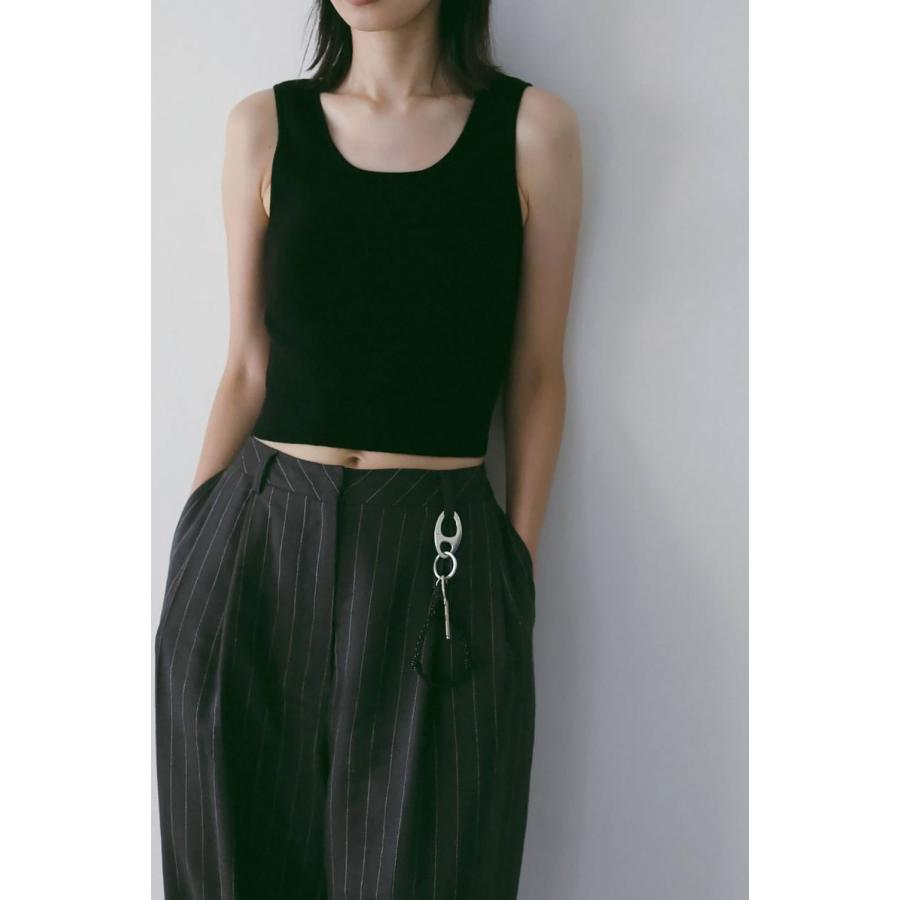 【SALE】Short Knit Tanktop - BLACK (62610524) anuke(アンヌーク) |  | 02
