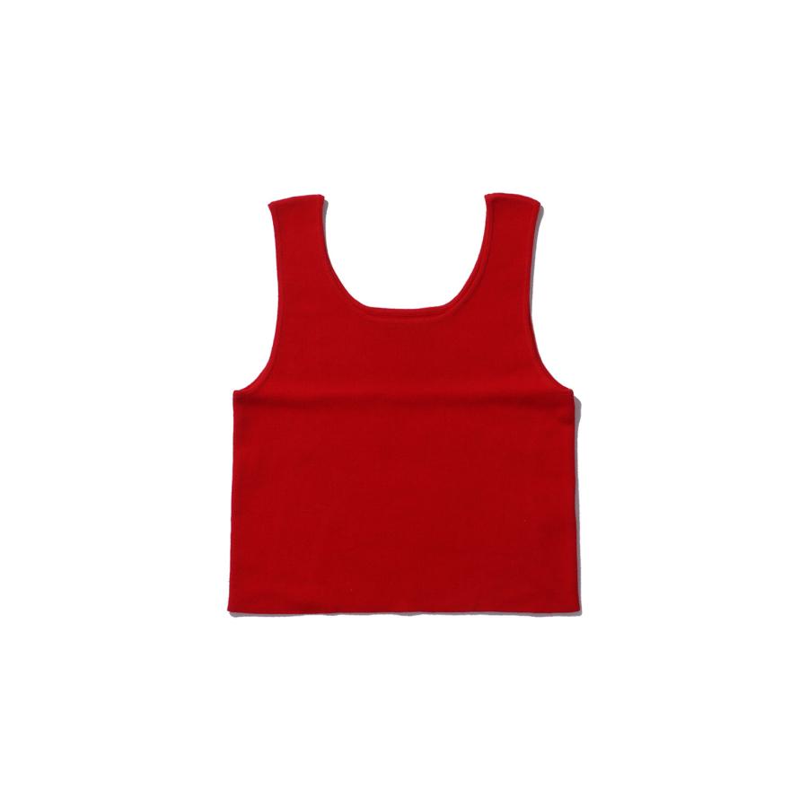 Short Knit Tanktop - RED (62610524) anuke(アンヌーク) | 
