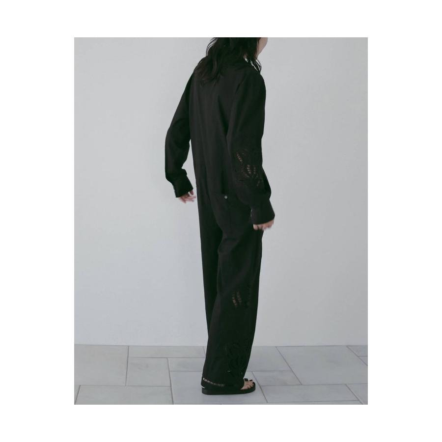 Cutwork Lace Combinaison - BLACK (62610311) anuke(アンヌーク) |  | 03