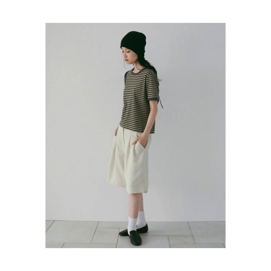 Tuck Half Pants - IVORY (62610716) anuke(アンヌーク) |  | 02