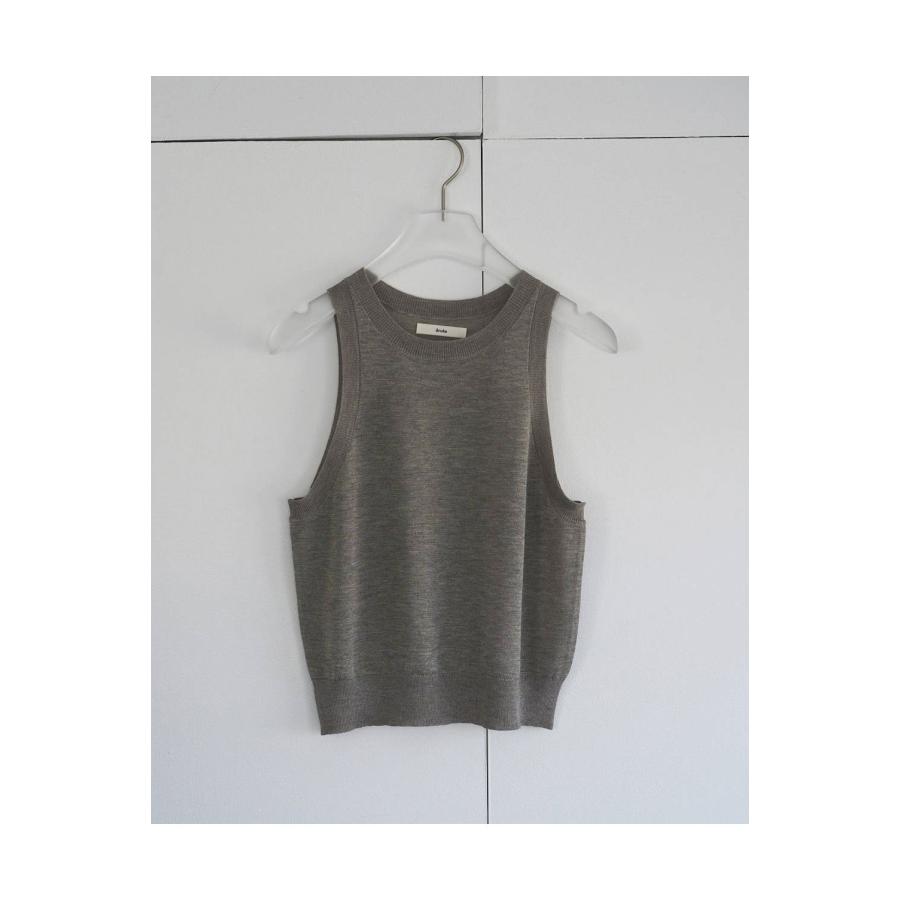 Highgauge Sheer Tanktop - GRAY BEIGE (62610509) anuke(アンヌーク) |  | 01