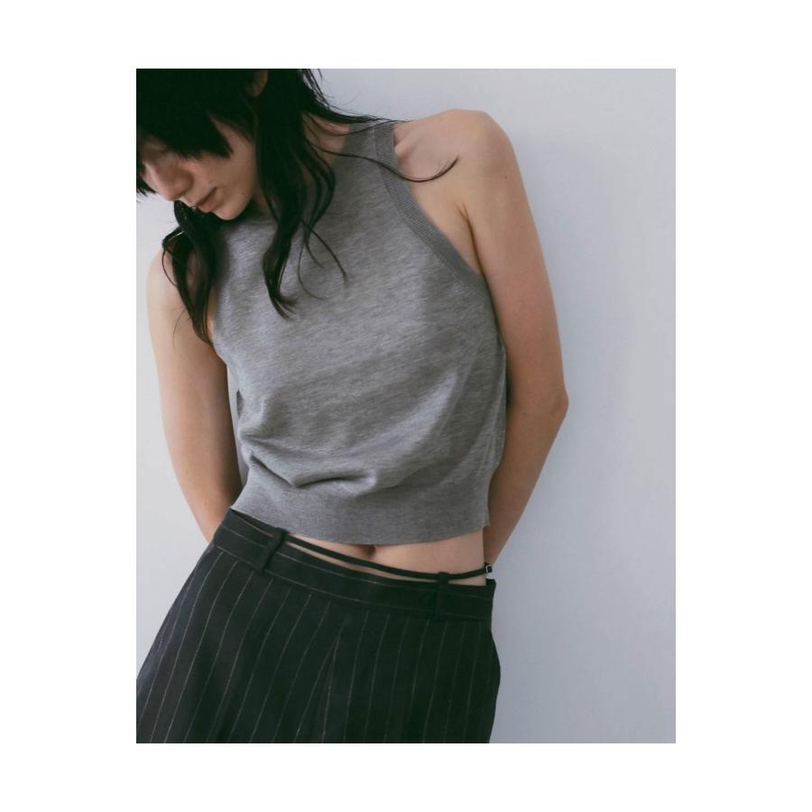 Highgauge Sheer Tanktop - GRAY BEIGE (62610509) anuke(アンヌーク) |  | 02