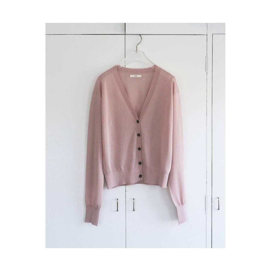 Highgauge Sheer Cardigan - PINK (62610522) anuke(アンヌーク) |  | 01