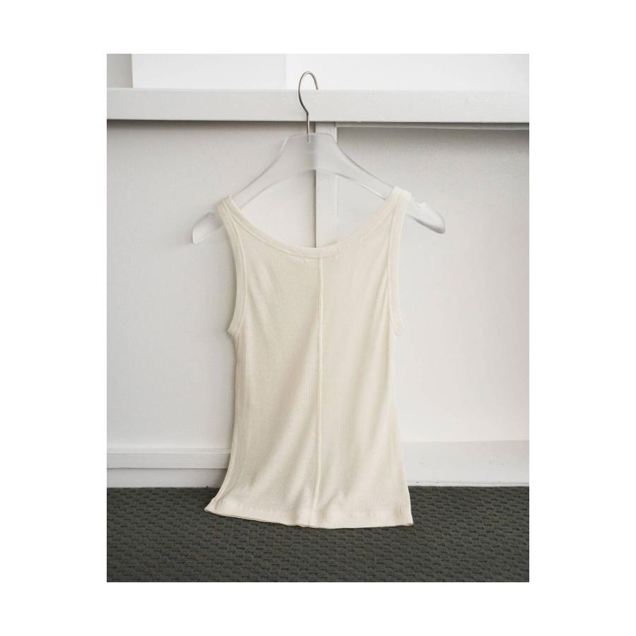 Wool Rib Tanktop - IVORY (62610614) anuke(アンヌーク) |  | 02