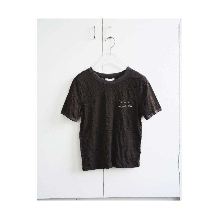 Lettering Washer T-Shirts - BROWN (62610610) anuke(アンヌーク) |  | 02