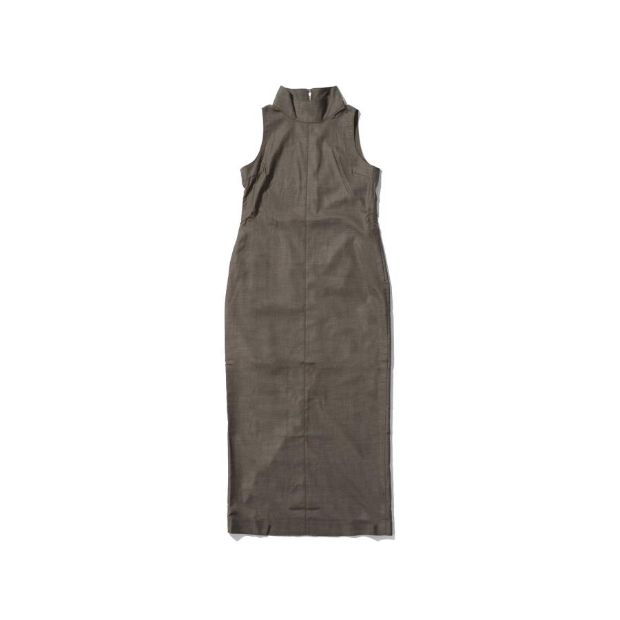 Highneck Sleeveless Onepiece - MOCHA (62610314) anuke(アンヌーク) | 