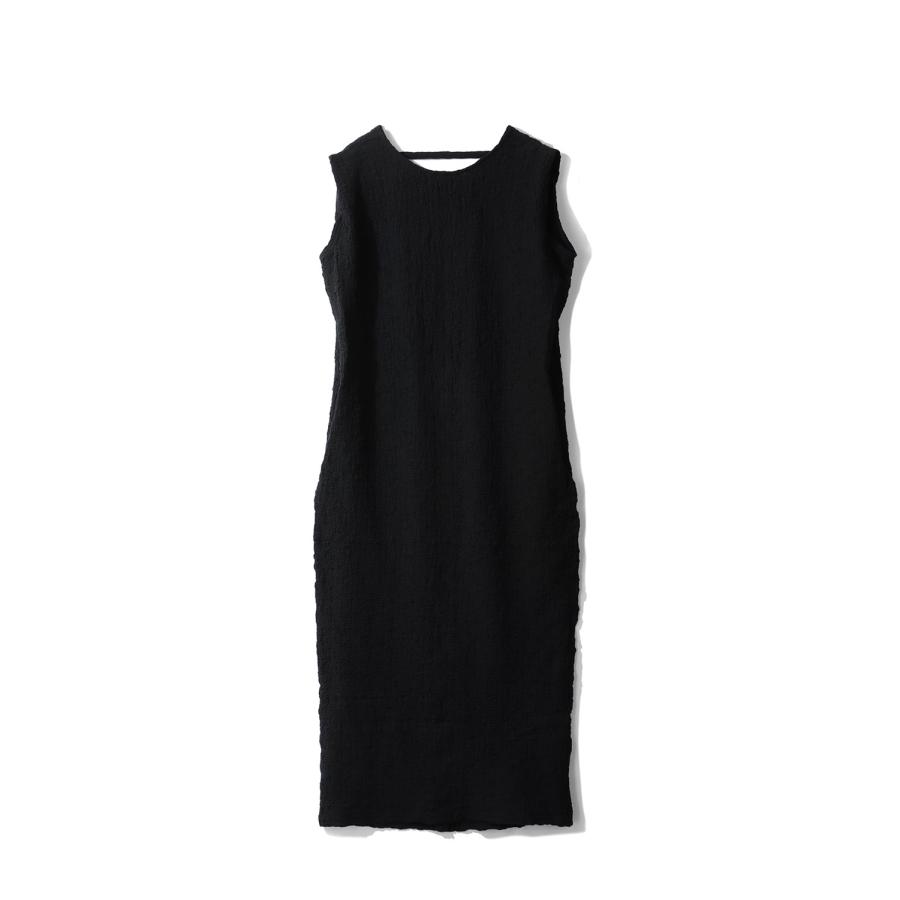 Sleeveless Shirring Onepiece - BLACK (62610306) anuke(アンヌーク) | 