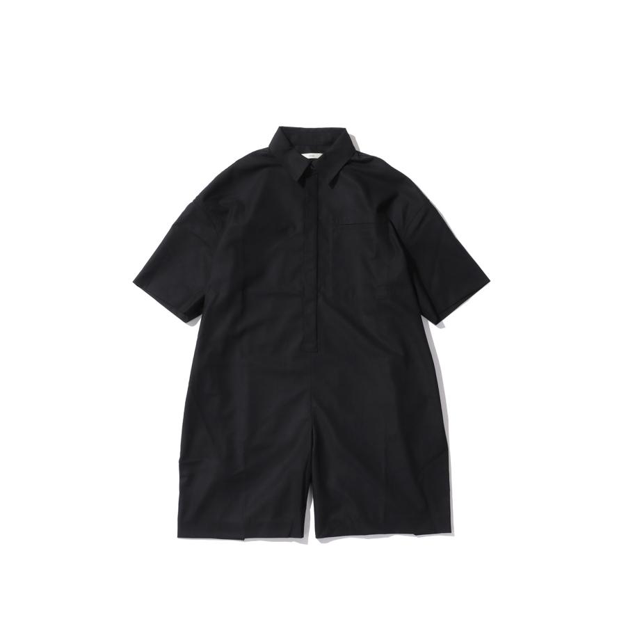 Halfsleeve Shirts Combinaison - BLACK (62610305) anuke(アンヌーク) | 