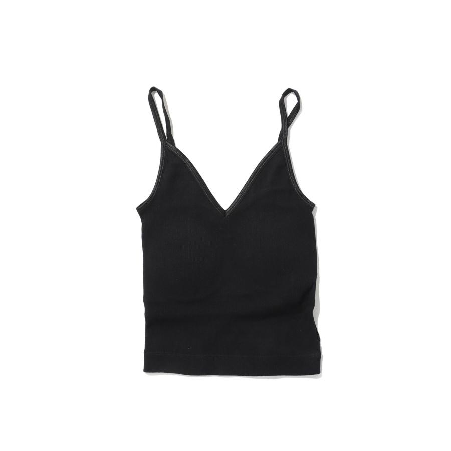 22 Rib Bra Camisole - BLACK (PLTY-A1002) PALM(パーム) | 
