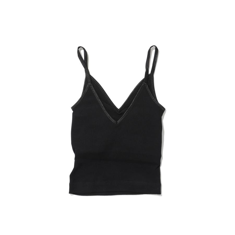 22 Rib Bra Camisole - BLACK (PLTY-A1002) PALM(パーム) |  | 01