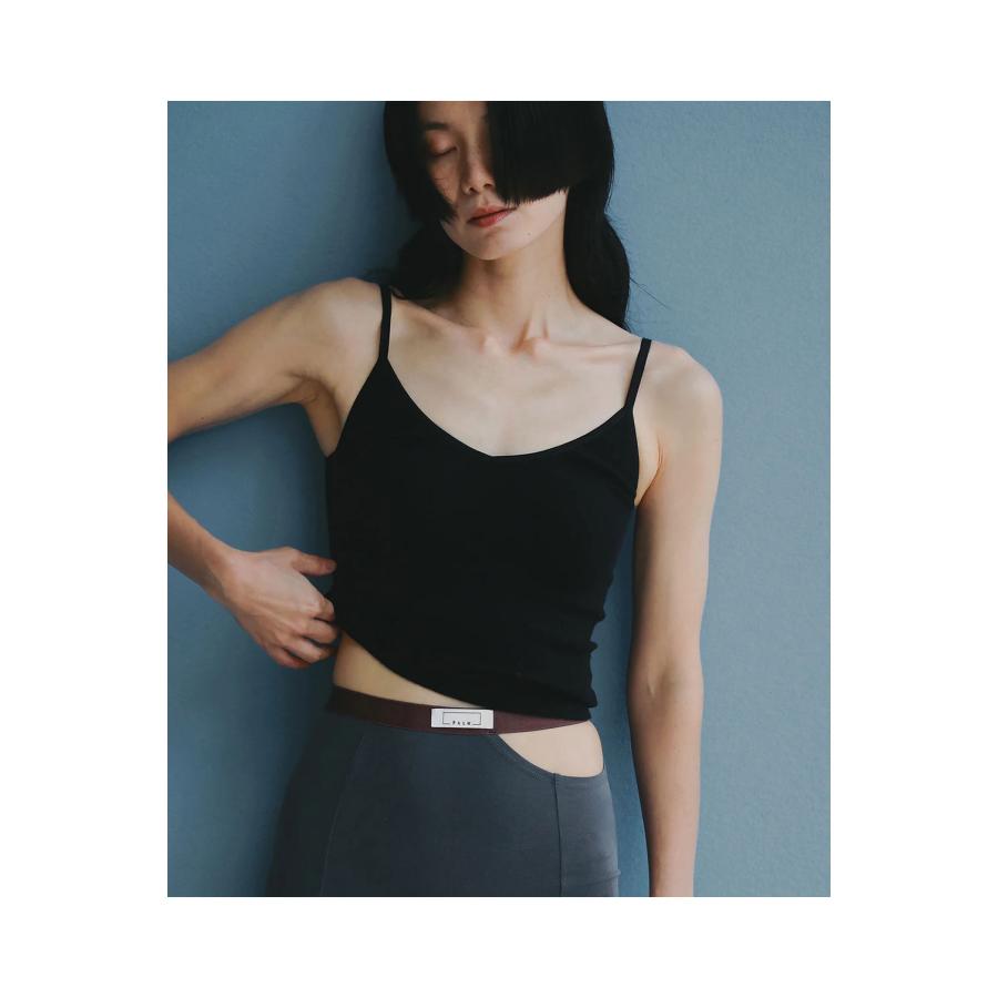 22 Rib Bra Camisole - BLACK (PLTY-A1002) PALM(パーム) |  | 02