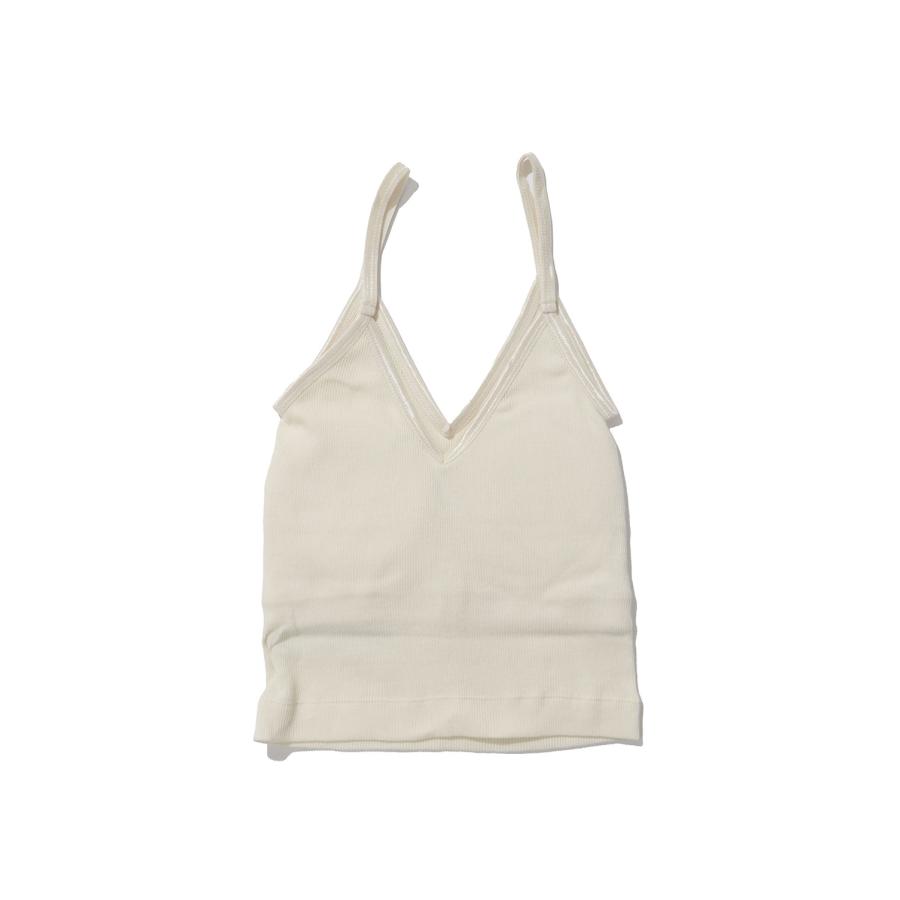 22 Rib Bra Camisole - OFF WHITE (PLTY-A1002) PALM(パーム) |  | 01