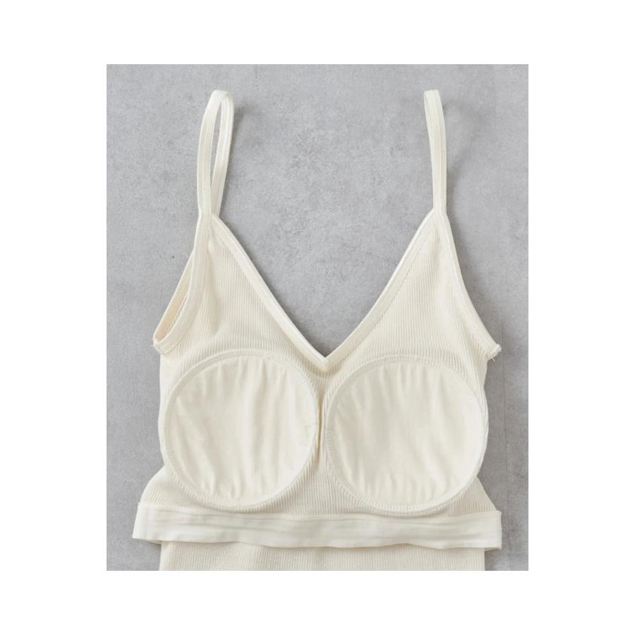 22 Rib Bra Camisole - OFF WHITE (PLTY-A1002) PALM(パーム) |  | 04