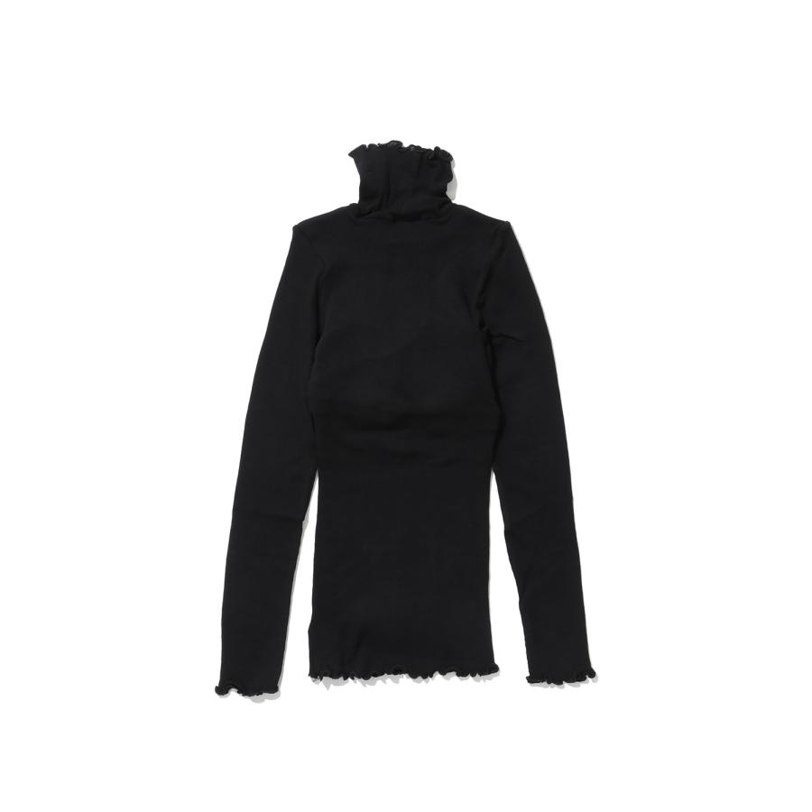 22 Rib Turtle Neck P/O - BLACK (PLM23AW32) PALM(パーム) |  | 01