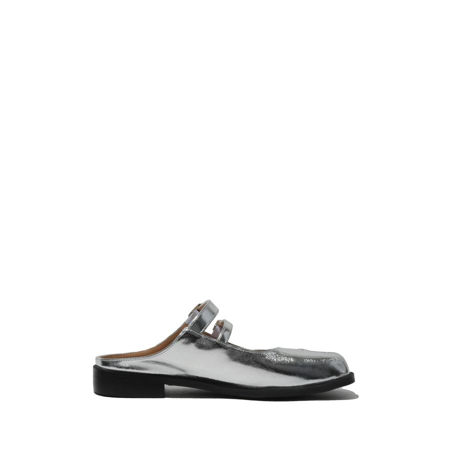 Double Buckle Mule - Silver (PAES_20255) PAES(ペイズ) |  | 01