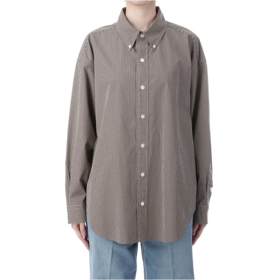 MINI CHECK DADDY SHIRT - 48 BROWN (26SMSBL10) Shinzone(シンゾーン) | THE SHINZONE | 01