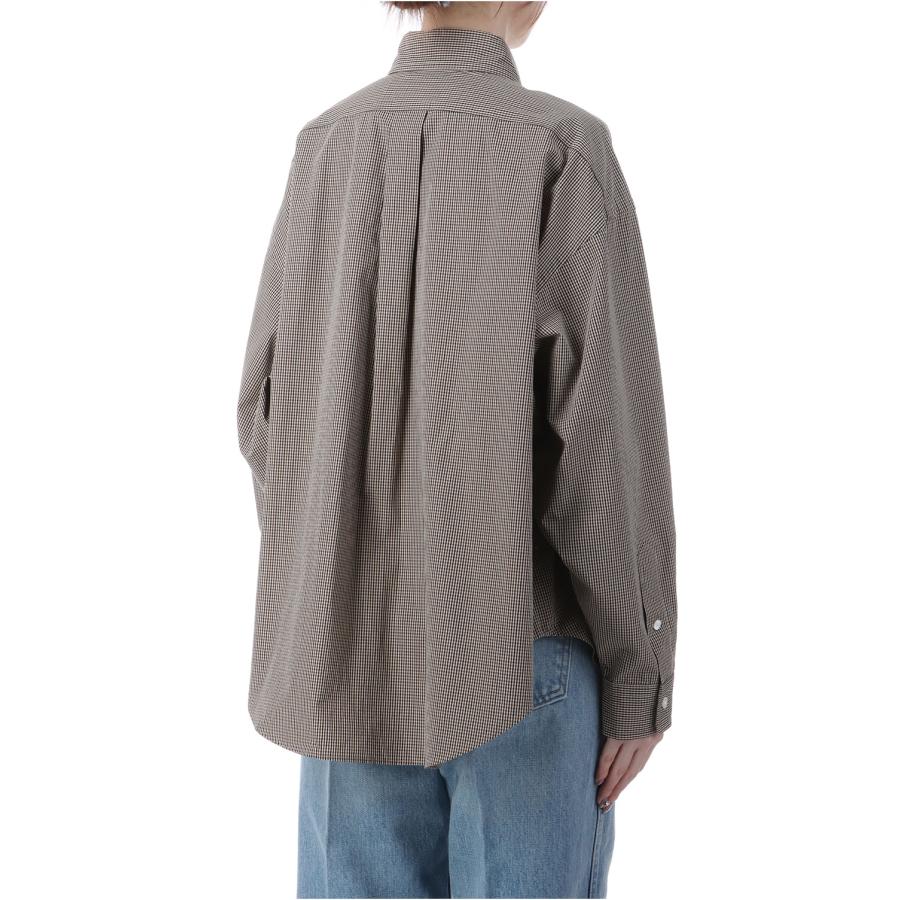 MINI CHECK DADDY SHIRT - 48 BROWN (26SMSBL10) Shinzone(シンゾーン) | THE SHINZONE | 03