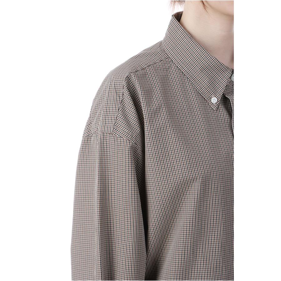 MINI CHECK DADDY SHIRT - 48 BROWN (26SMSBL10) Shinzone(シンゾーン) | THE SHINZONE | 05