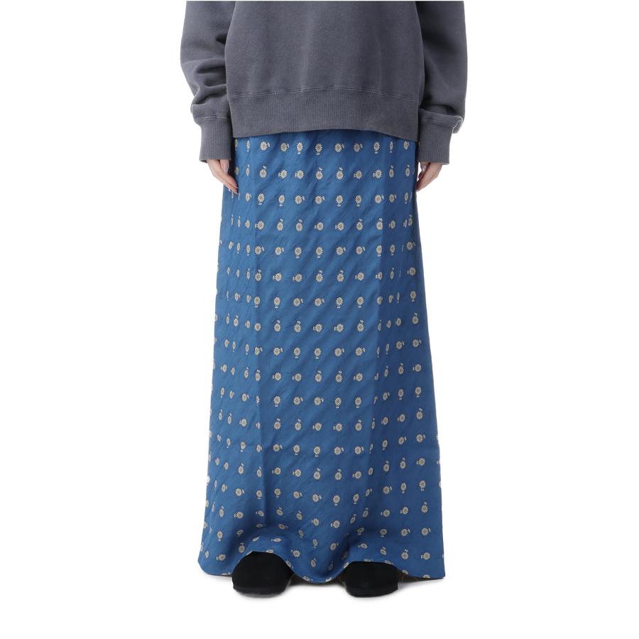 ILICA JACQUARD SKIRT - 83 BLUE (26SMSSK02) Shinzone(シンゾーン) | THE SHINZONE | 01