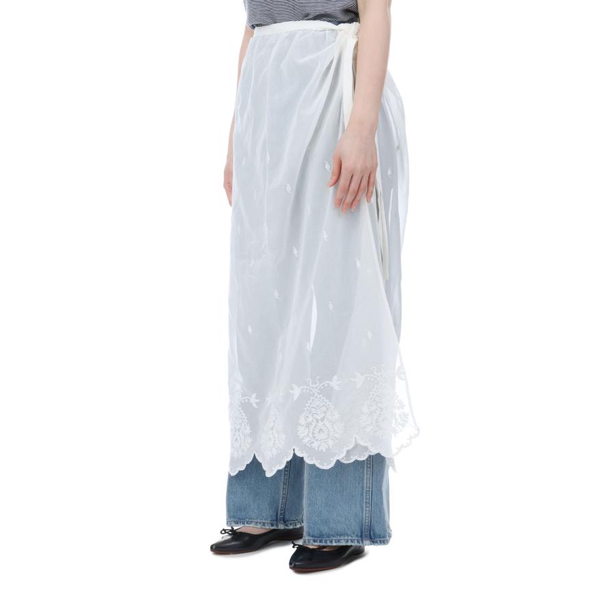 LACE APRON SKIRT - 01 WHITE (26SMSSK03) Shinzone(シンゾーン) | THE SHINZONE | 03