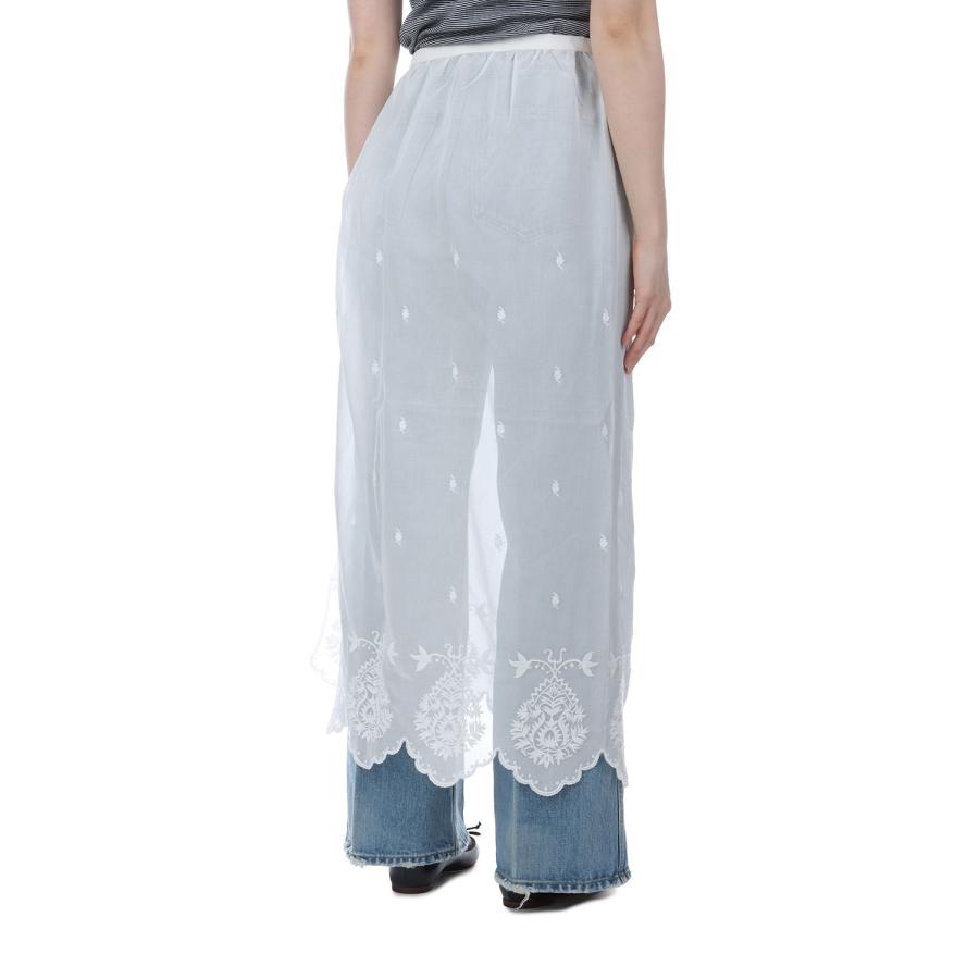 LACE APRON SKIRT - 01 WHITE (26SMSSK03) Shinzone(シンゾーン) | THE SHINZONE | 04