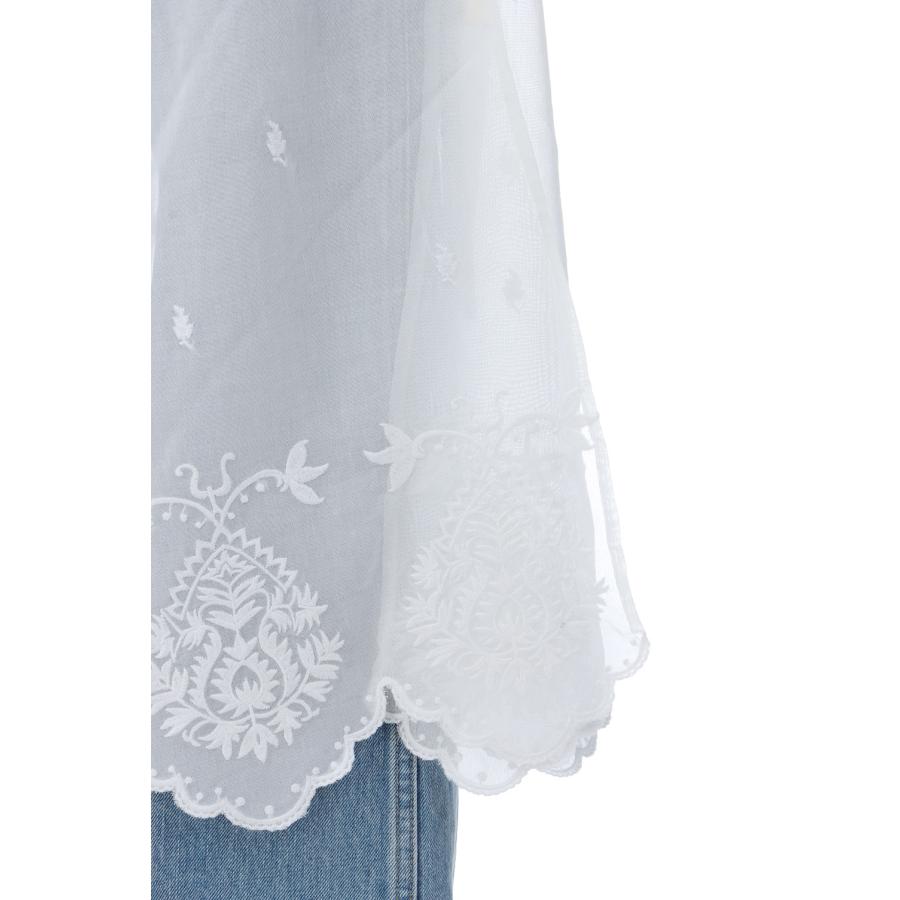LACE APRON SKIRT - 01 WHITE (26SMSSK03) Shinzone(シンゾーン) | THE SHINZONE | 05