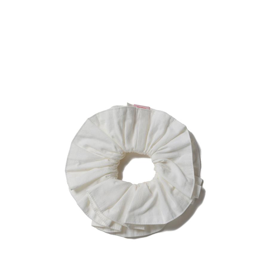 VOLUME SCRUNCHIE - 01 WHITE (26SMSIT07) Shinzone(シンゾーン) | THE SHINZONE | 01