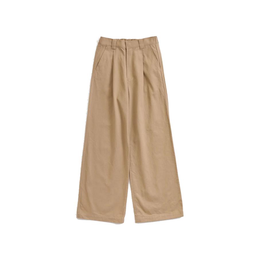 COTTON TWILL WIDE PANTS - 41 BEIGE (26SMSPA07) Shinzone(シンゾーン) | THE SHINZONE