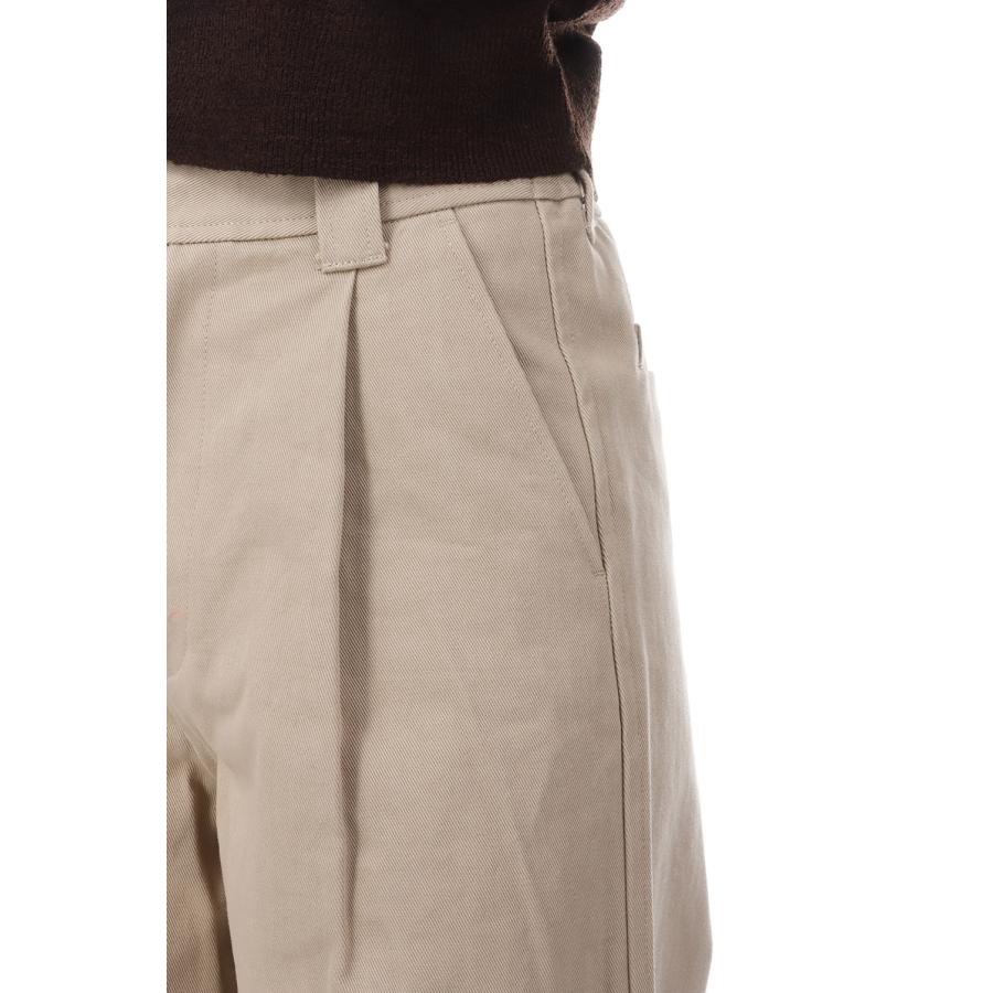COTTON TWILL WIDE PANTS - 41 BEIGE (26SMSPA07) Shinzone(シンゾーン) | THE SHINZONE | 05