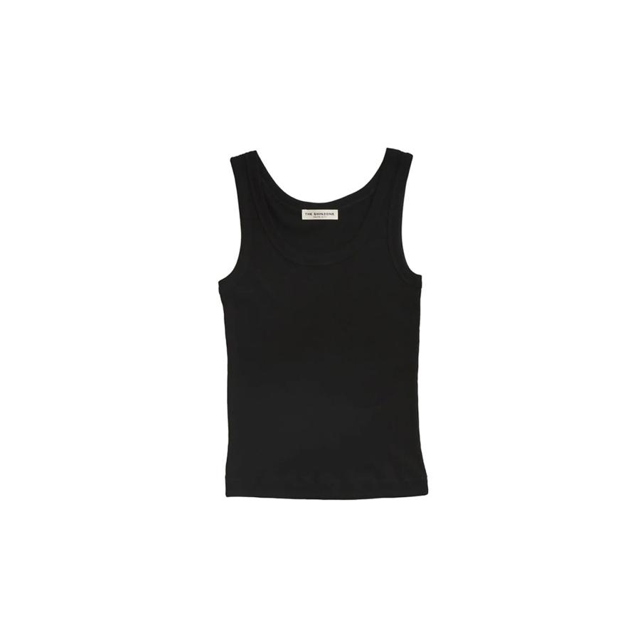 SHEER RIB TANK TOP - 07 BLACK (26SMSCU06) Shinzone(シンゾーン) | THE SHINZONE