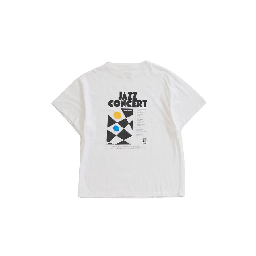 JAZZ CONCERT TEE - 01 WHITE (26SMSCU09) Shinzone(シンゾーン) | THE SHINZONE
