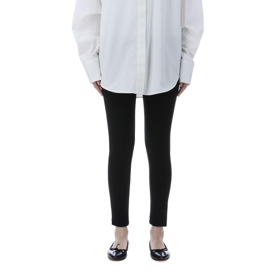 KNIT GEORGETTE LEGGINGS - 07 BLACK (25SMSPA11) Shinzone(シンゾーン) | THE SHINZONE | 01