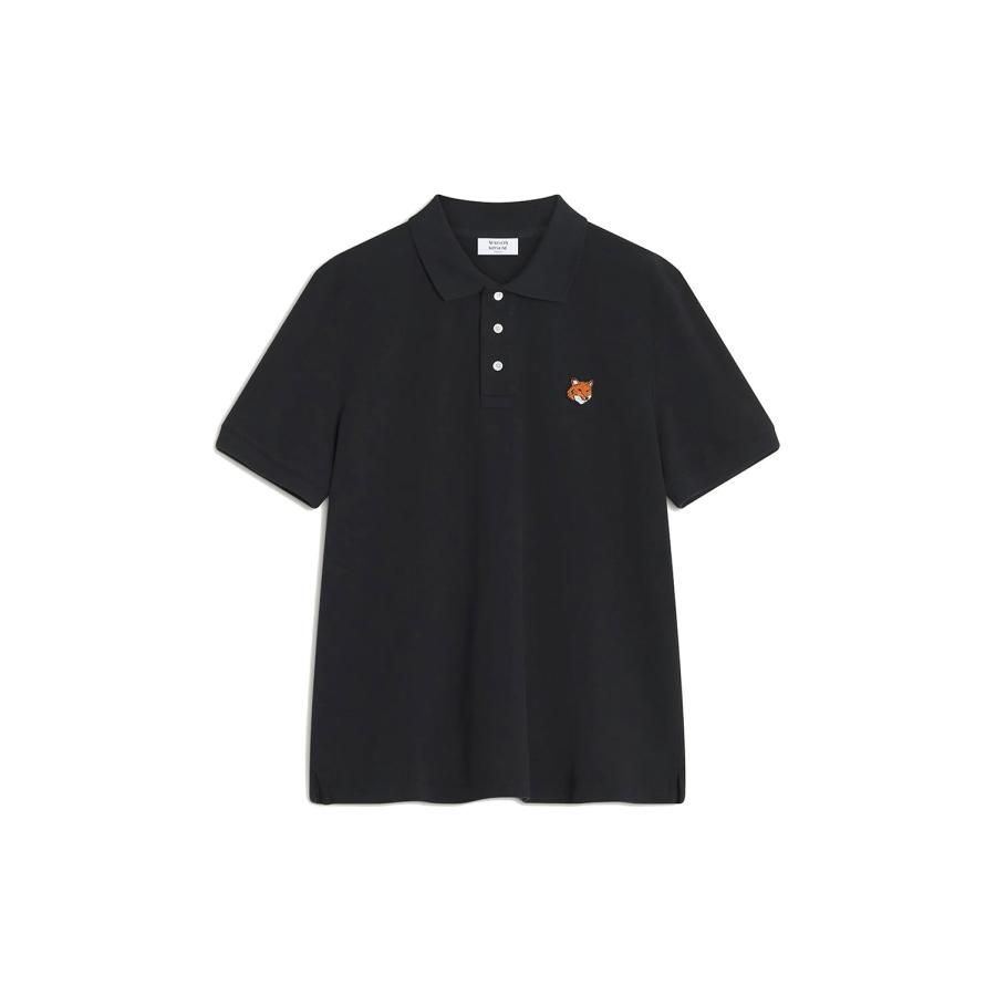 FOX HEAD REGULAR POLO - BLACK (PM00209KP0002) Maison Kitsune -Men-(メゾンキツネ) | 