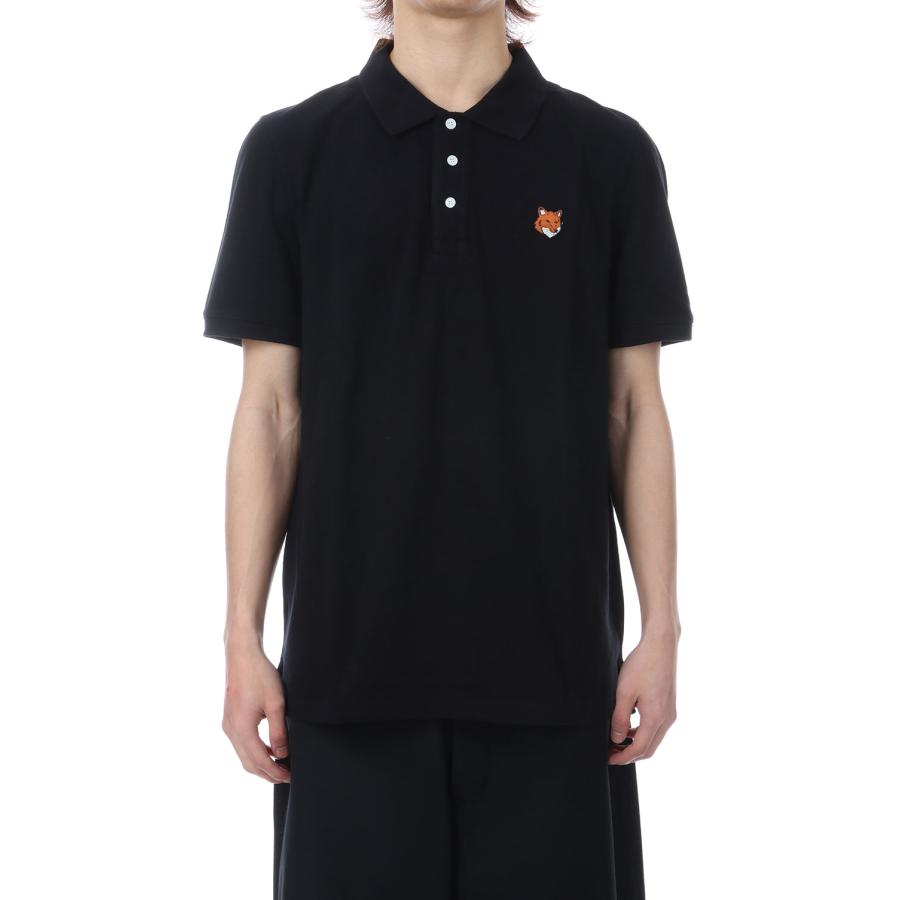 FOX HEAD REGULAR POLO - BLACK (PM00209KP0002) Maison Kitsune -Men-(メゾンキツネ) |  | 01