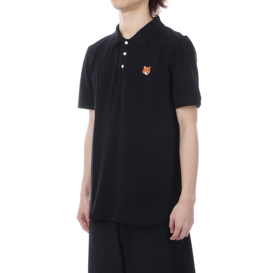 FOX HEAD REGULAR POLO - BLACK (PM00209KP0002) Maison Kitsune -Men-(メゾンキツネ) |  | 02