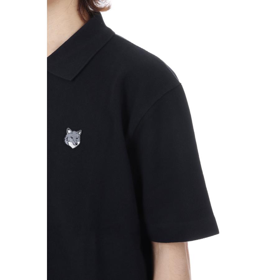 FOX HEAD COMFORT POLO - BLACK (PM00210KP0001) Maison Kitsune -Men-(メゾンキツネ) |  | 04