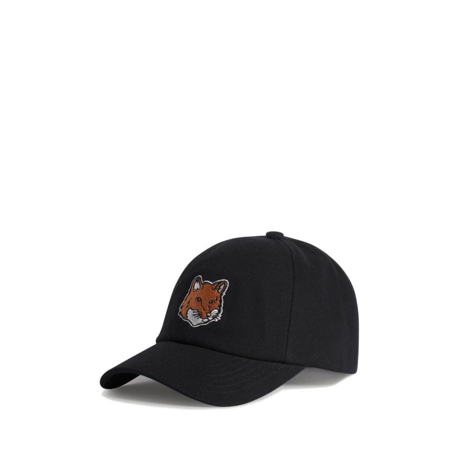 FOX HEAD CAP - BLACK (PM06100WW0096) Maison Kitsune -Men-(メゾンキツネ) | 