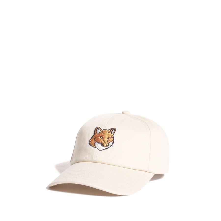 FOX HEAD CAP - DRIFTWOOD (PM06100WW0096) Maison Kitsune -Men-(メゾンキツネ) | 