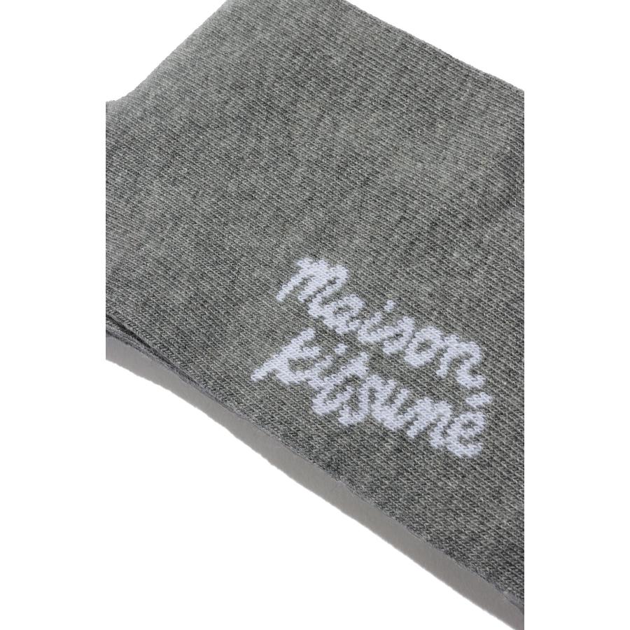 FOX HEAD SOCKS - DARK GREY MELANGE (PM06400KT0010) Maison Kitsune -Men-(メゾンキツネ) |  | 01
