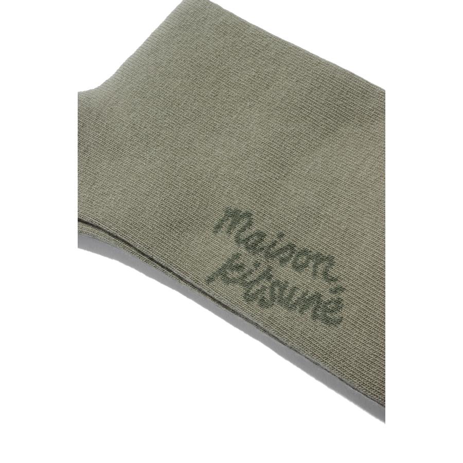 FOX HEAD SOCKS - TEA LEAF (OM06411KT1145) Maison Kitsune -Men-(メゾンキツネ) |  | 01