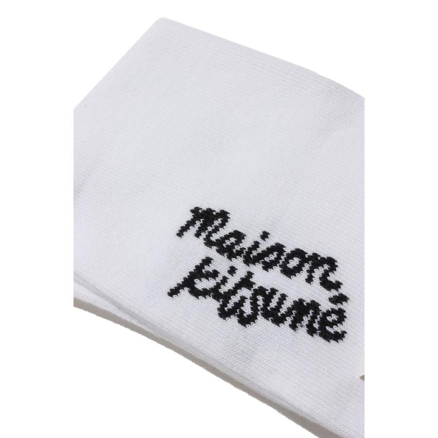 FOX HEAD SOCKS - WHITE (PM06400KT0010) Maison Kitsune -Women-(メゾンキツネ) |  | 01