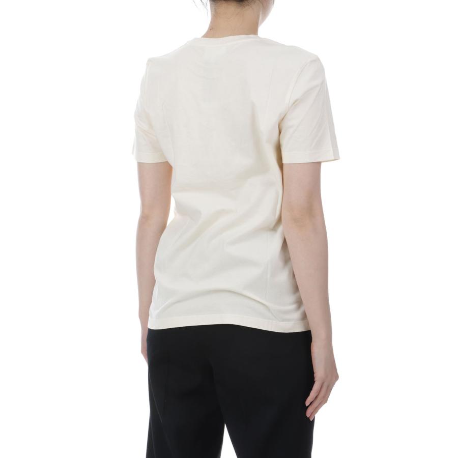 DOUBLE FOX HEAD REGULAR TEE- SHIRT - LATTE (OW011CFKJ7026) Maison Kitsune -Women-(メゾンキツネ) |  | 03