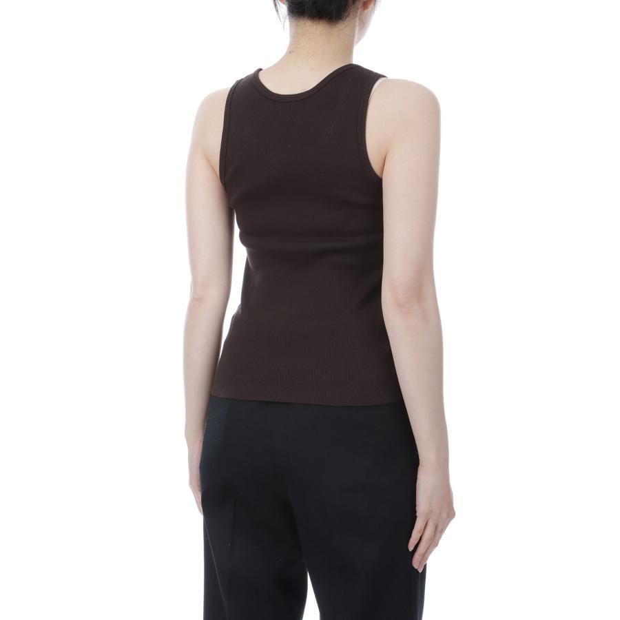 【P10倍】BABY FOX RIBBED TANK TOP - GANACHE (MW00121KA0033) Maison Kitsune -Women-(メゾンキツネ) |  | 03
