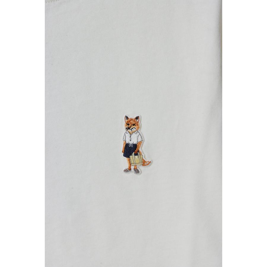 DRESSED FOX COMFORT TEE- SHIRT - DOVE (QW00114KJ0119) Maison Kitsune -Women-(メゾンキツネ) |  | 02
