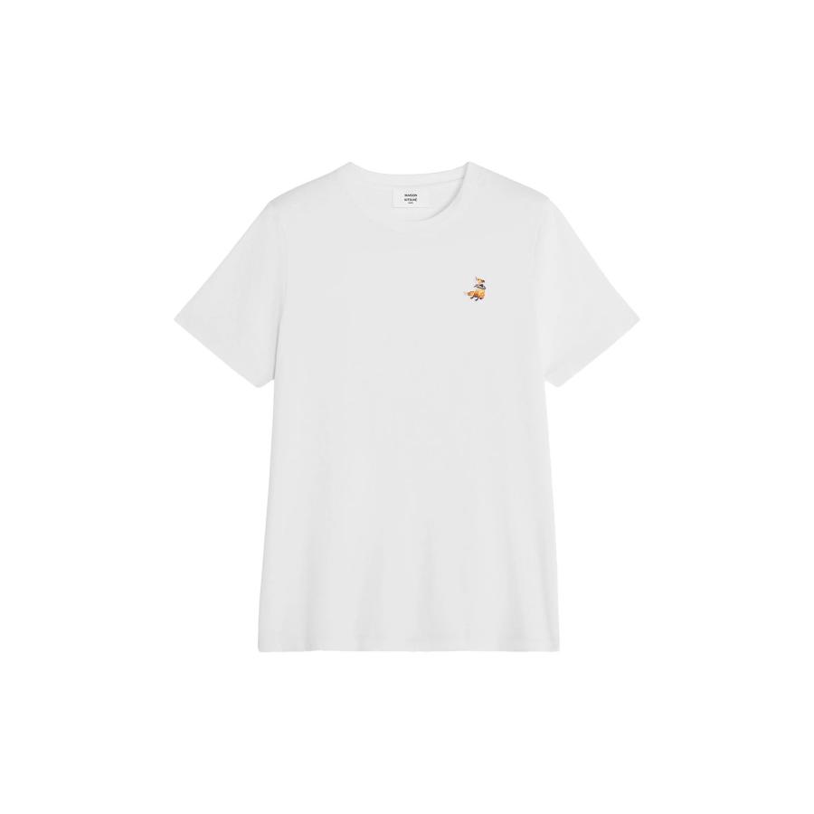 DREAMING FOX REGULAR TEE- SHIRT - WHITE (QW00109KJ7026) Maison Kitsune -Women-(メゾンキツネ) | 